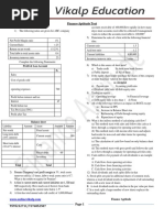 Finance Aptitude Test: Profit & Loss Account