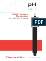 Ross Sodium Electrodes: Instruction Manual