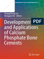 Developments and Applications of Calcium Phosphate Bone Cements