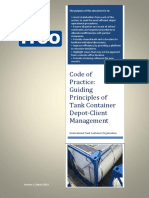 Code of Practice: Guiding Principles of Tank Container Depot-Client Management
