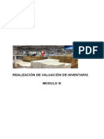 Realización de Valuación de Inventario