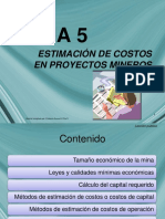 Tema 5. Estimación de Costos PDF