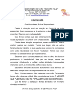 Comunicado Pais Inicio Atividades PDF