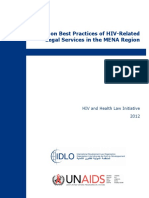 Best practices report on HIV- related legal services in the MENA region