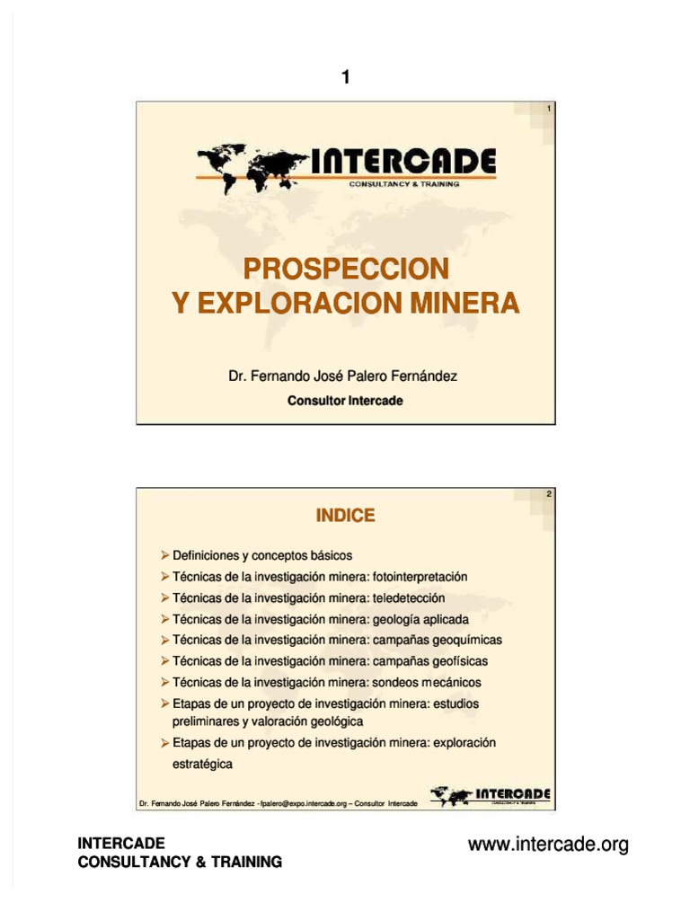 1ra Clase Geologia de Minas Contenido | PDF | Geología | Ciencias de la ...