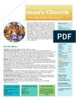 ST Germans Newsletter - 27 Dec 2020 Holy Family Christmas 1