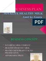 Business Plan: Soyalite Healthy Milk Amit Kr. Gupta
