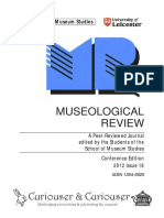Apocalypse Then Museological Review No 1 PDF