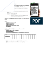 EXAMEN 2º ESO B Estadistica 1 y Probabilidad 1