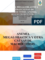 Anemia Megaloblastica y Otras Causas de Macrocitosis