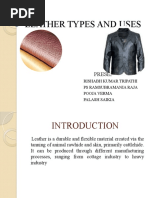  Leather Ppt