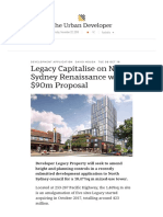 Legacy Capitalise On North Sydney Renaissance With $90m Proposal