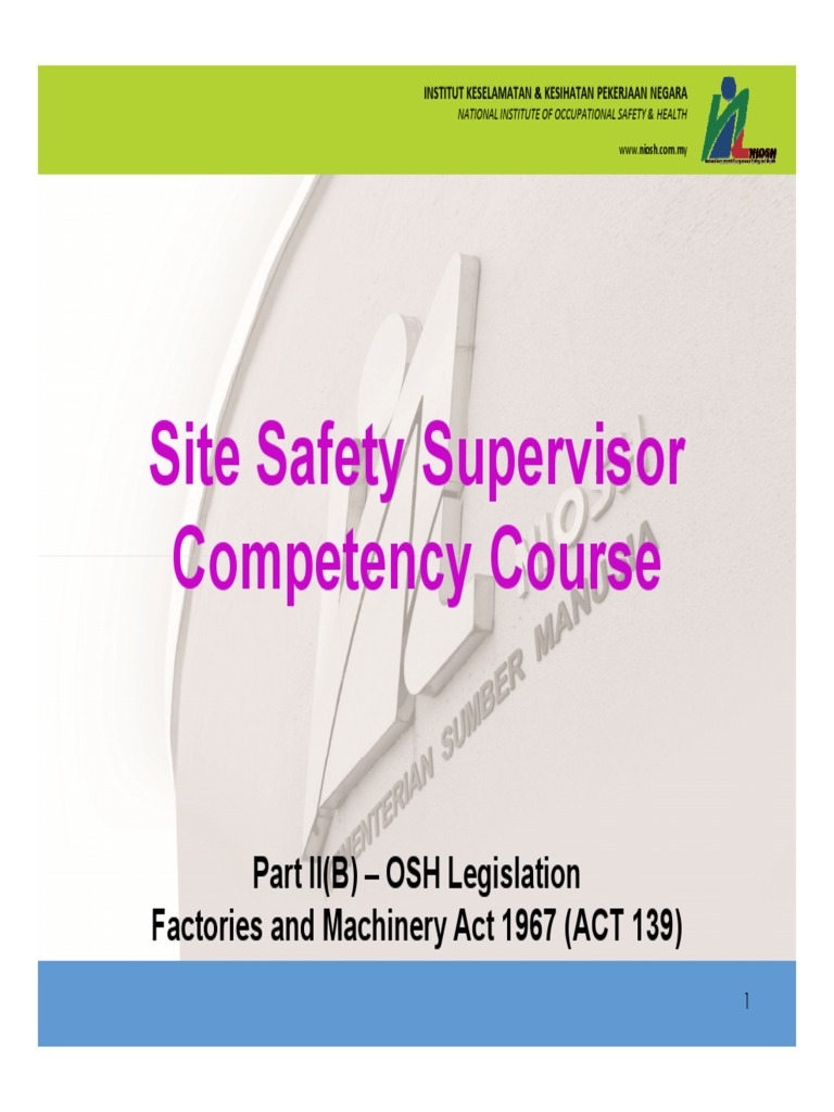 Part II (B) FMA 1967 & Amp Regulations PPT Compatibility Mode PDF
