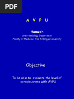 AVPU Scale: Assessing Consciousness Quickly | PDF | Coma | Emergency ...
