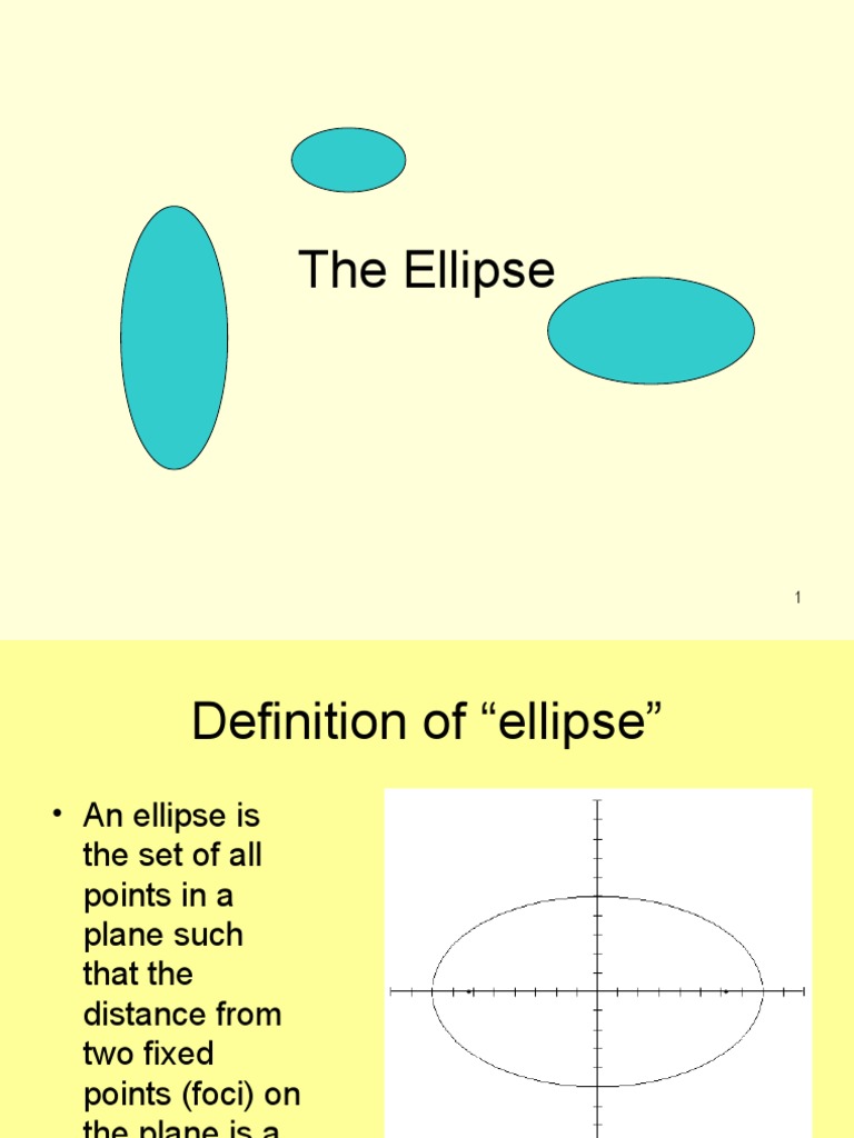 Understanding Ellipses in Geometry | PDF | Ellipse | Differential Geometry