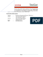 TEKNPLUS SUPER Technical Data Sheet