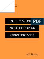 NLP Master Practitioner Certificate: The Meta Model Drift Questions