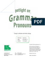 Spotlight Grammar Workbook Pronouns