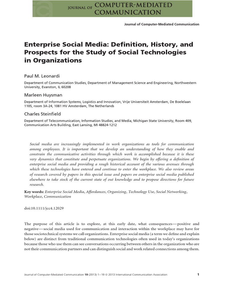 Leonardi - Et - Al-2013-Journal - of - Computer-Mediated ...