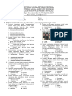 SOAL PAS PRAKARYA Kls 8 SEM 1 2020-2021 No Jawaban