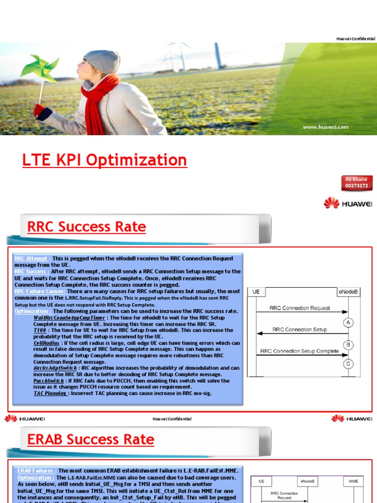 LTE KPI Optimization Strategies | PDF | Telecommunications | Data ...