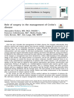 Role of Surgery in The Management of Crohn - S Disease