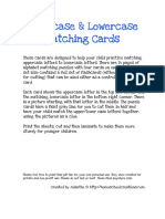 Alphabet Upper and Lower Letter Cards PDF