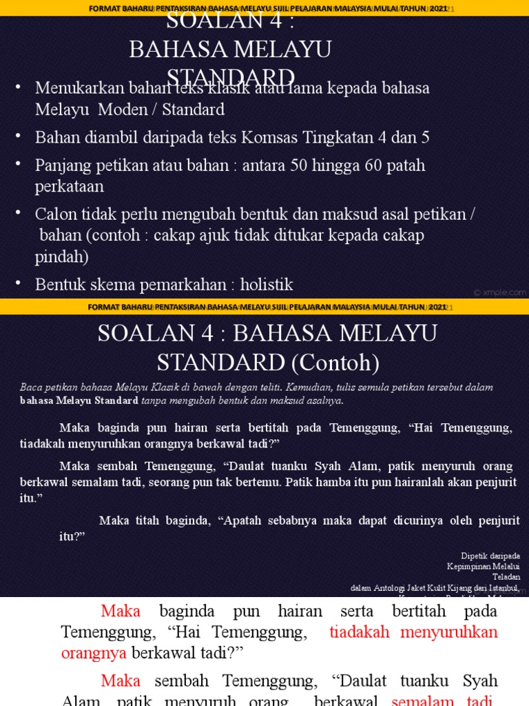 Bdr Bahasa Melayu Standard10nov Pdf