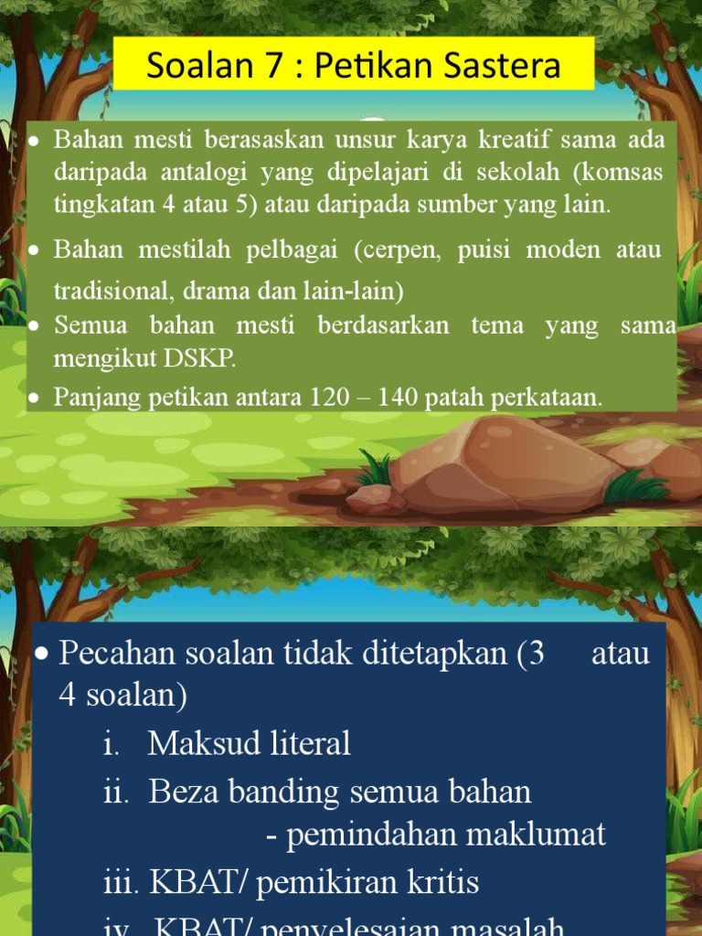 Soalan 7 Petikan Sastera Pdf