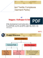 Integrated Textile Complexes (Garment Parks) : Nagpur, Kolhapur & Solapur
