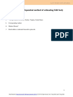 Specimen Dependent Method of Estimating Body Mass