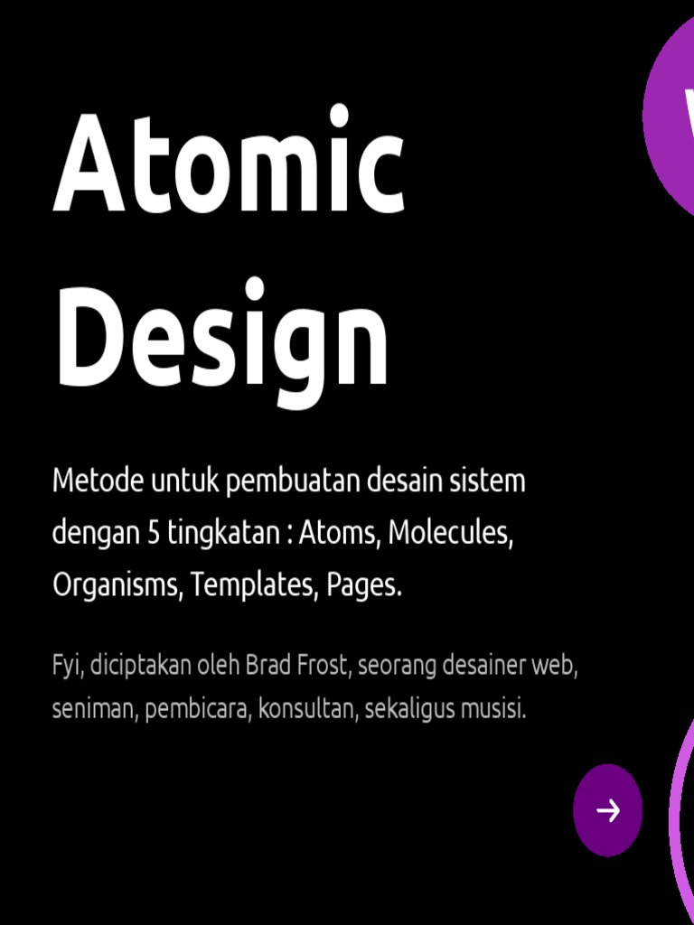 Pengenalan Metode Atomic Design | PDF