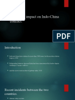 Economic impact on Indo-China conflict