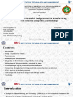 DFMA Case Study On Food Processor