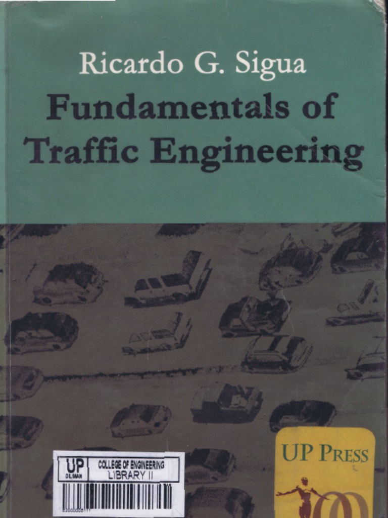 CE 141 - Fundamentals of Traffic Engineering PDF | PDF