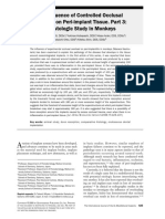 The Influence of Controlled Occlusal Overload On Peri-Implant Tissue. Part 3: A Histologic Study in Monkeys