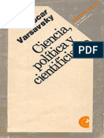 1 Varsavsky - Ciencia, Politica Cientificismo