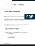 Initial Supplier-Contact-Templates