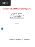 Fundamentals of Information Systems: Media A. Ibrahim MSC: Software Engineering Ise Department