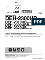 Pioneer Deh-2300ub Deh-2310ub Deh-2300ubb Deh-2320ub PDF
