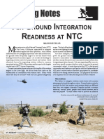 AIR-GROUND COORDINATION KEY TO SUCCESS AT NTC