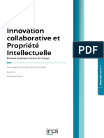 Innovation Collaborative Et Propriete Intellectuelle 2015