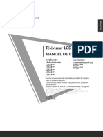 Manuel TV LED LG 42SL9000 PDF