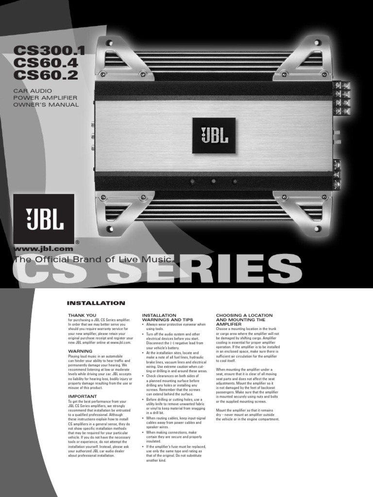 jbl cs60 4