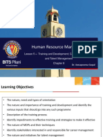 Human Resource Management: BITS Pilani BITS Pilani