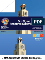 Six Sigma Resource Maximization: BITS Pilani