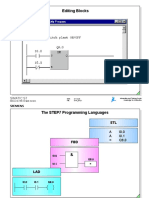 Editing Blocks: Simatic S7