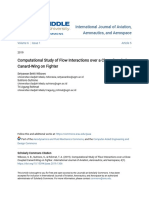 Computational Study of Flow Interactions Over A Close Coupled Computational Study of Flow Interactions Over A Close Coupled Canard-Wing On Fighter Canard-Wing On Fighter