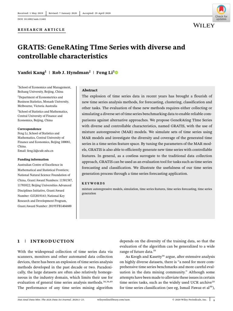 Gratis: Generating Time Series With Diverse and Controllable ...
