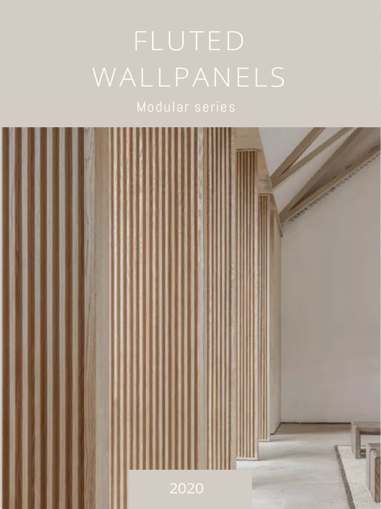 Chroma Fluted Panel Catalogue 2020 | PDF